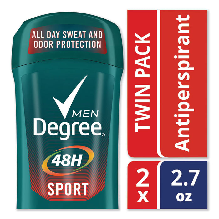 Men Dry Protection Antiperspirant, Sport Scent, 2.7 oz, 6/Carton