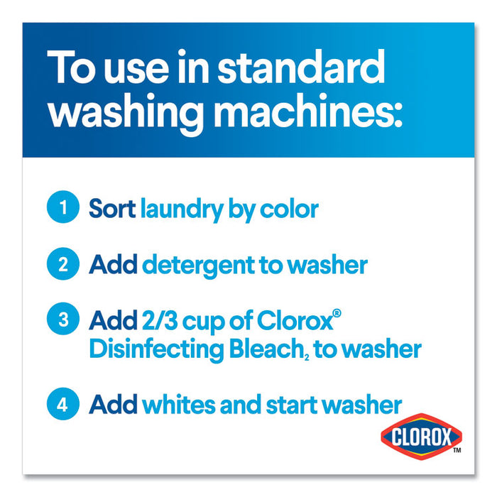 Regular Bleach with CloroMax Technology, 30 oz Bottle, 12/Carton