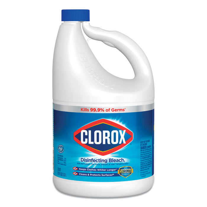 Regular Bleach with CloroMax Technology, 121 oz Bottle, 3/Carton