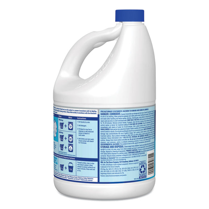 Regular Bleach with CloroMax Technology, 121 oz Bottle, 3/Carton