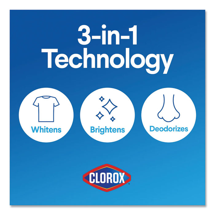 Bleach with CloroMax Technology, Clean Linen Scent, 64 oz Bottle, 8/Carton