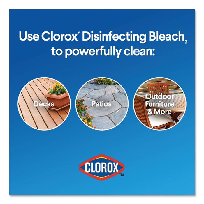 Regular Bleach with CloroMax Technology, 64 oz Bottle, 8/Carton