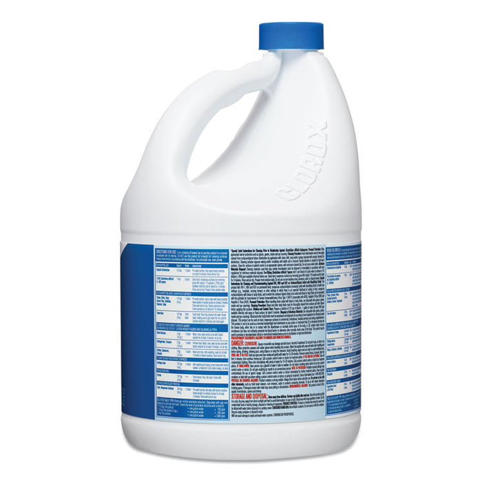 Concentrated Germicidal Bleach, Regular, 121oz Bottle, 3/Carton