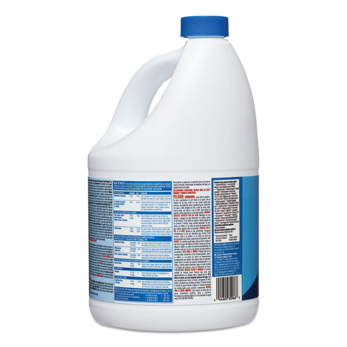 Concentrated Germicidal Bleach, Regular, 121oz Bottle, 3/Carton