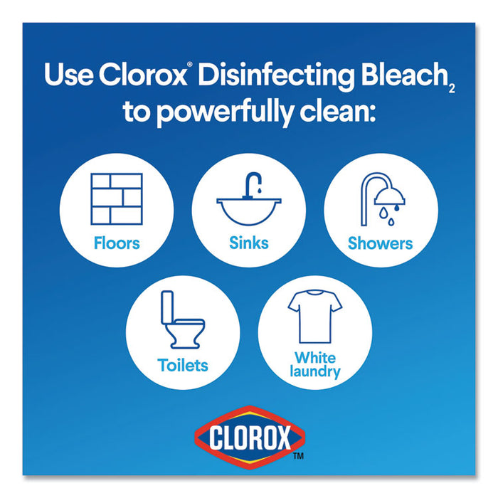 Regular Bleach with CloroMax Technology, 121 oz Bottle, 3/Carton