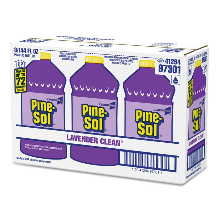 All Purpose Cleaner, Lavender Clean, 144 oz Bottle, 3/Carton