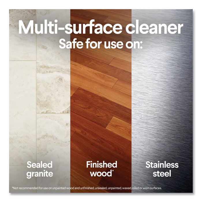 Disinfecting Wipes w/Micro-Scrubbers, 7x8, Crisp Lemon, 70/Canister,2/PK,6 PK/CT