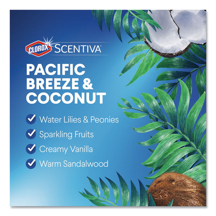 Disinfecting Wipes, Pacific Breeze & Coconut,  8" x 7", 70 Wipes/Can, 6 Cans/CT