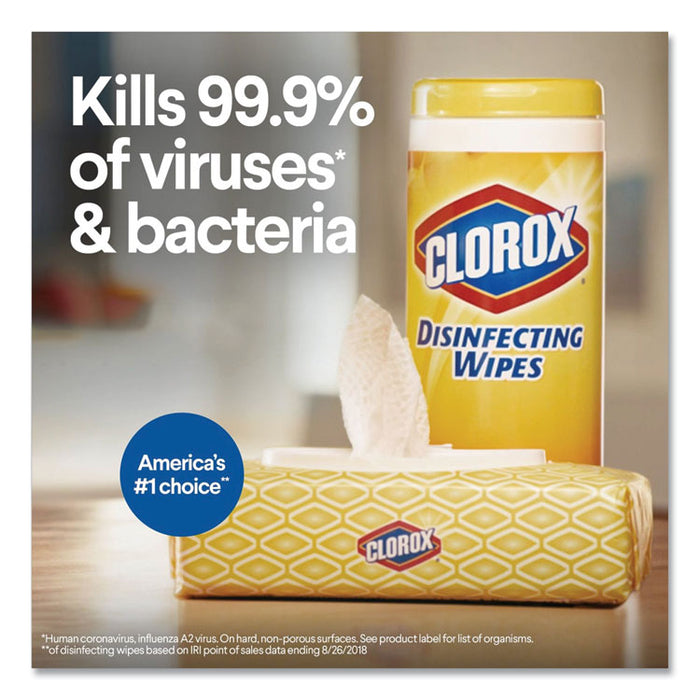 Disinfecting Wipes On The Go, Fresh Scent, 7 x 8, 9/Pack, 24 Packs/Carton