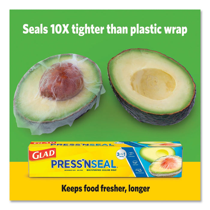 Press'n Seal Food Plastic Wrap, 70 Square Foot Roll, 12 Rolls/Carton