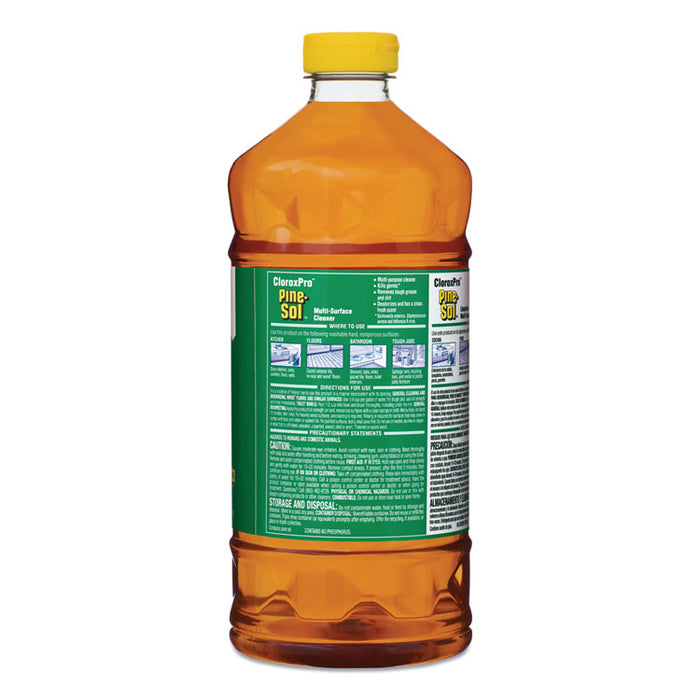 Multi-Surface Cleaner Disinfectant, Pine, 60oz Bottle, 6 Bottles/Carton