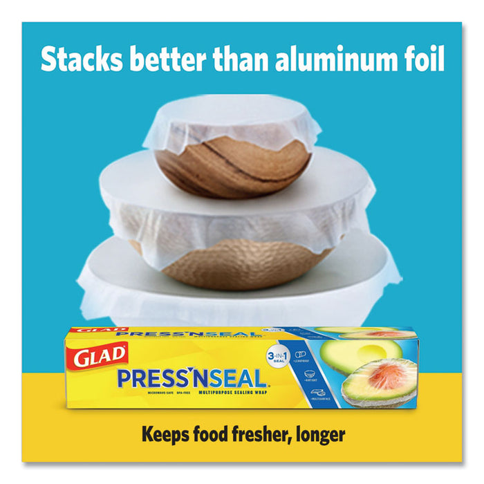 Press'n Seal Food Plastic Wrap, 70 Square Foot Roll, 12 Rolls/Carton