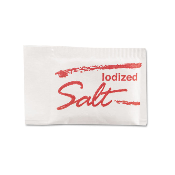 Salt Packets, 0.75 grams, 1,000 Packets/Box, 3 Boxes/Carton