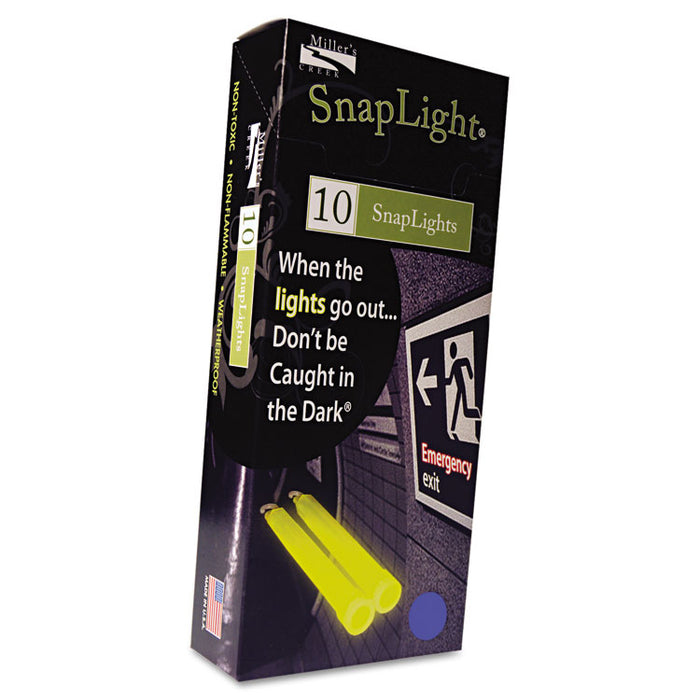 Snaplights, 6"l x 3/4"w, Blue, 10/Box