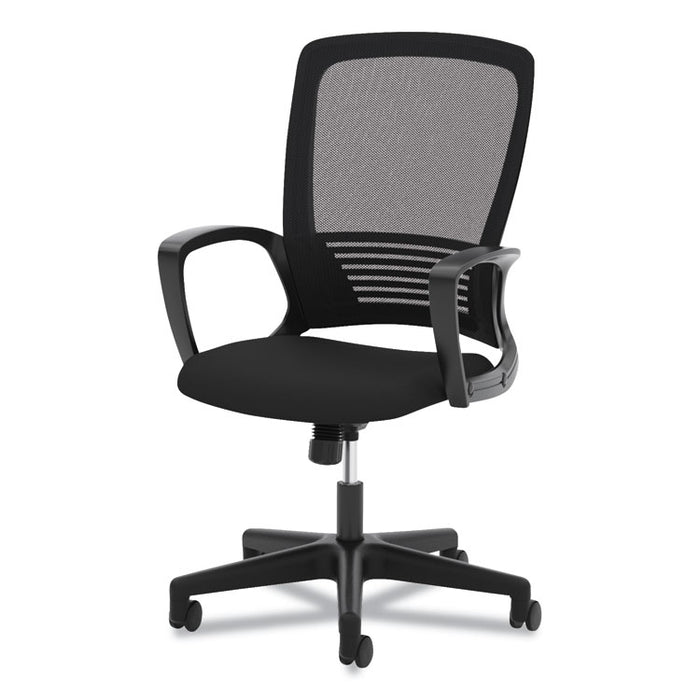 HVL525 Mesh High-Back Task Chair, Supports Up to 250 lb, 17" to 22" Seat Height, Black