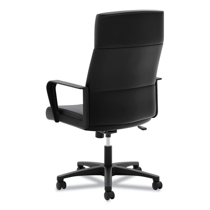 HVL604 High-Back Executive Chair, Supports Up to 250 lb, 16.25" to 20.75" Seat Height, Black