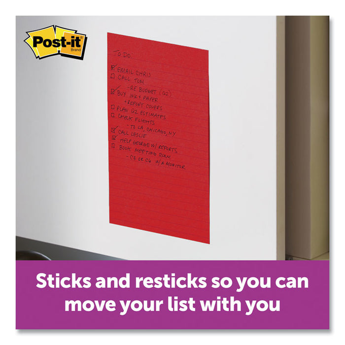 Pads in Marrakesh Colors, Lined, 5 x 8, 45-Sheet, 4/Pack