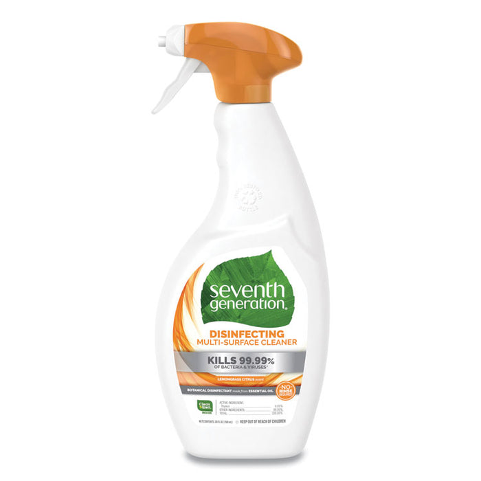 Botanical Disinfecting Multi-Surface Cleaner, 26 oz Spray Bottle, 8/Carton