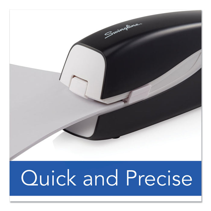 Portable Electric Stapler, 20-Sheet Capacity, Black