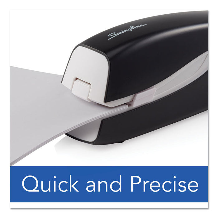 Portable Electric Stapler, 20-Sheet Capacity, Black
