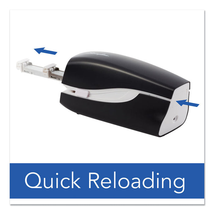 Portable Electric Stapler, 20-Sheet Capacity, Black