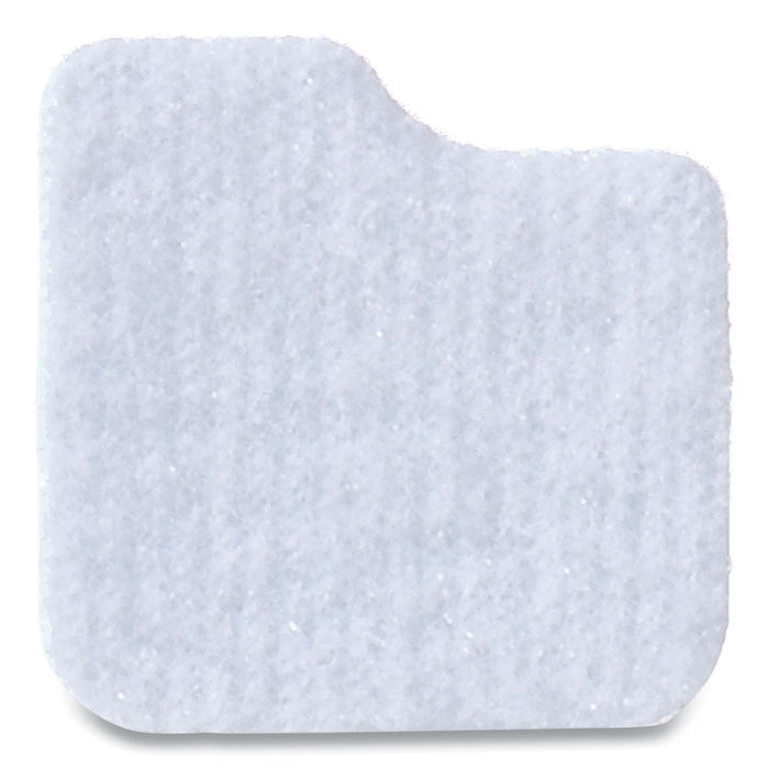 HANGables Removable Wall Fasteners, 0.75" x 0.75", White, 16/Pack