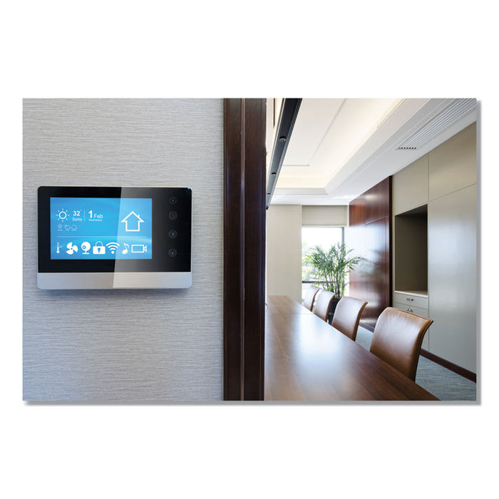 Sticky-Back Fasteners, Removable Adhesive, 0.75" x 30 ft, Black