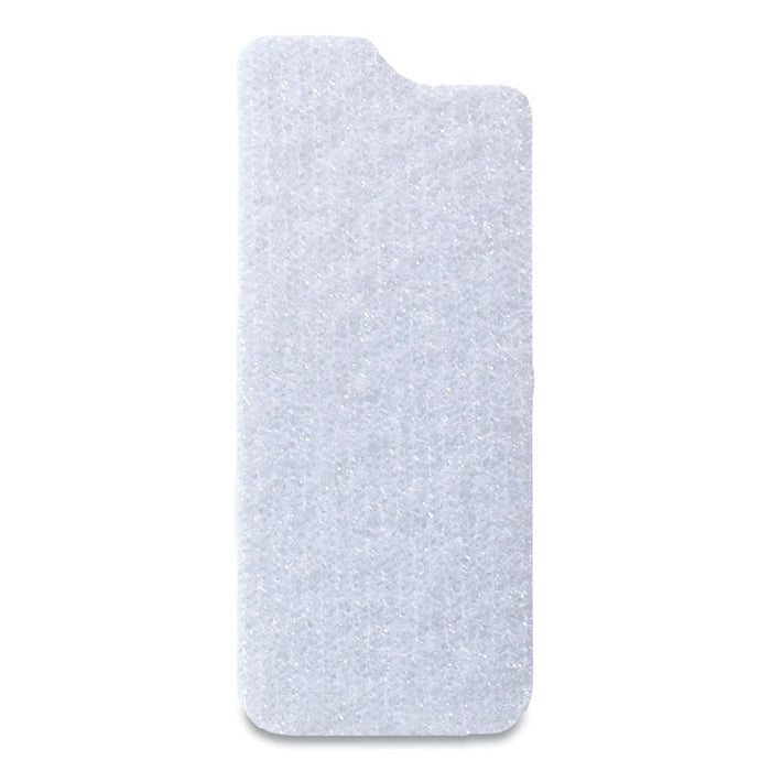 HANGables Removable Wall Fasteners, 0.75" x 1.75", White, 8/Pack