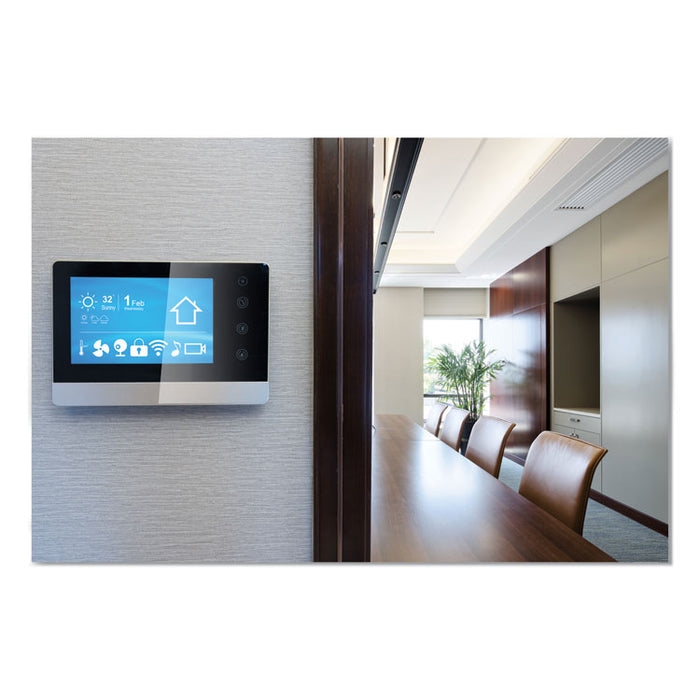 Sticky-Back Fasteners with Dispenser, Removable Adhesive, 0.75" x 5 ft, Black