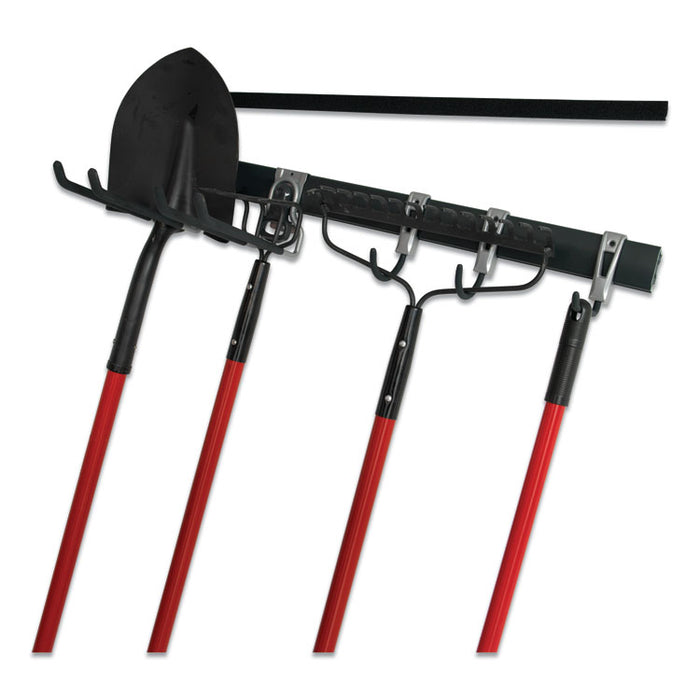 Industrial-Strength Heavy-Duty Fasteners, 2" x 4", Black, 2/Pack