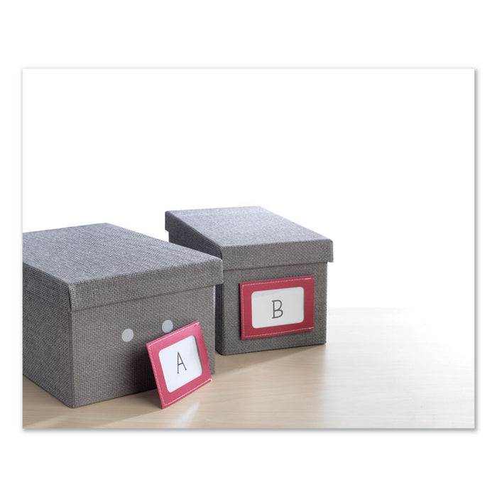 Sticky-Back Fasteners, Removable Adhesive, 0.63" dia, White, 15/Pack