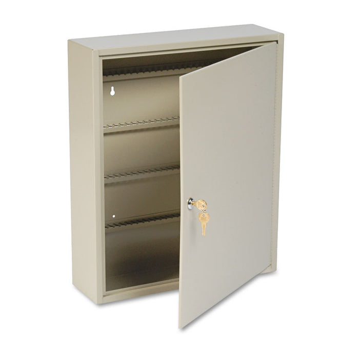 Uni-Tag Key Cabinet, 160-Key, Steel, Sand, 16 1/2 x 4 7/8 x 20 1/8