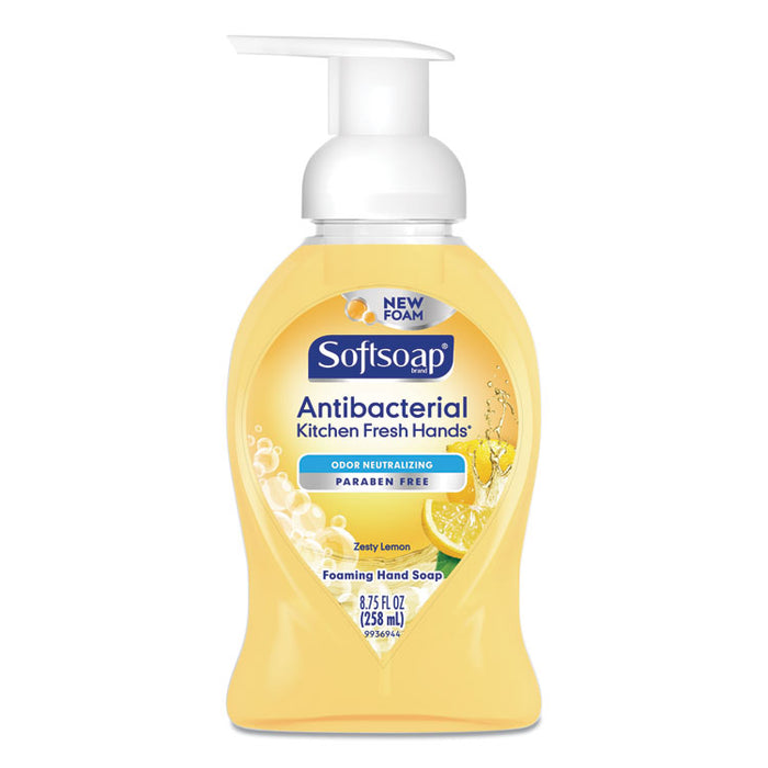 Sensorial Foaming Hand Soap, 8.75 oz Pump Bottle, Zesty Lemon, 6/Carton