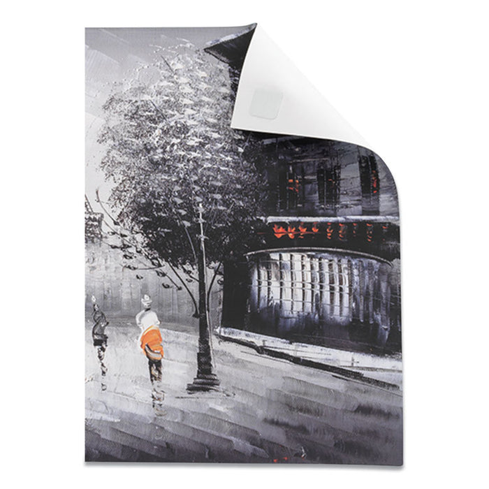 HANGables Removable Wall Fasteners, 0.75" x 0.75", White, 16/Pack