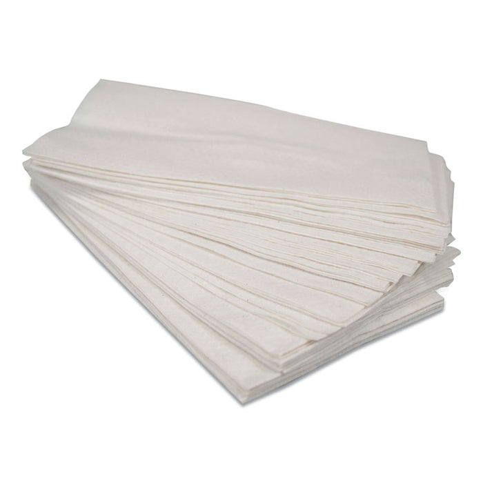 Morsoft Dispenser Napkins, 1-Ply, 6 x 13.5, White, 500/Pack, 20 Packs/Carton