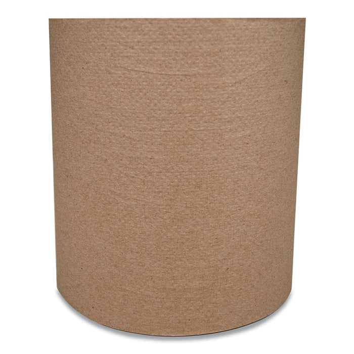 Morsoft Universal Roll Towels, 8" x 800 ft, Brown, 6 Rolls/Carton