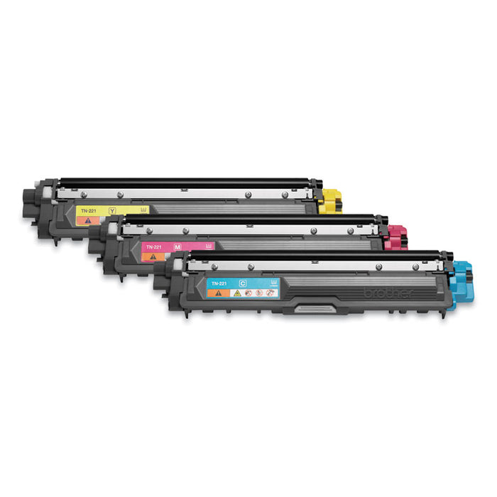 TN2213PK Toner, 1,400 Page-Yield, Cyan/Magenta/Yellow