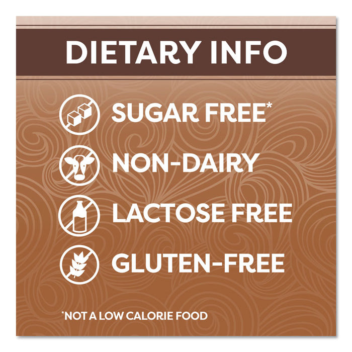 Sugar Free Chocolate Creme Powdered Creamer, 10.2 oz, 6/Carton