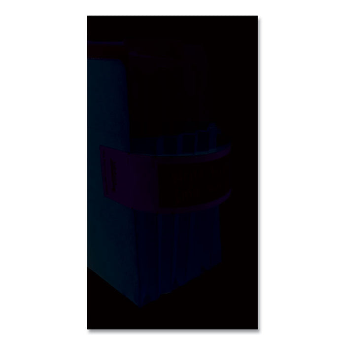 File Pocket Handles, 9.63 x 2, Yellow/White, 4/Sheet, 12 Sheets/Pack