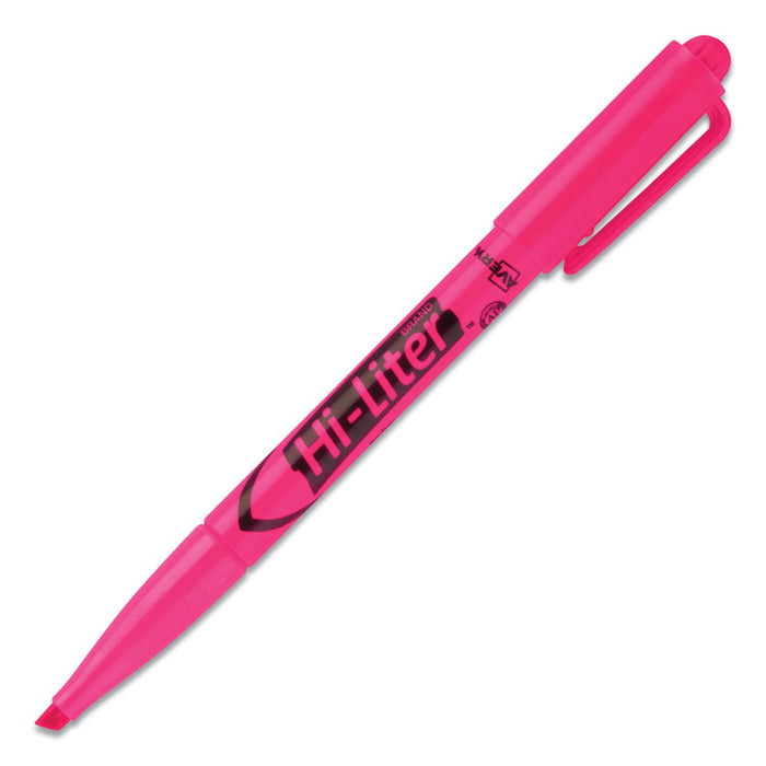 HI-LITER Pen-Style Highlighter Value Pack, Assorted Ink Colors, Chisel Tip, Assorted Barrel Colors, 24/Pack