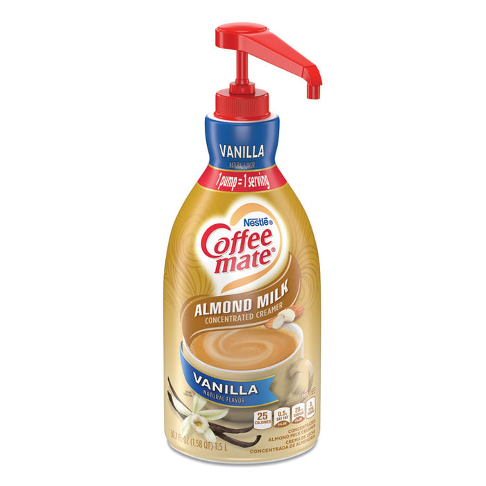 Liquid Coffee Creamer, Vanilla Almond Milk, 1.5 L Pump Bottle
