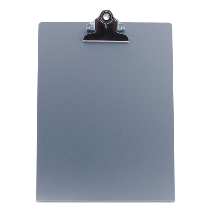 Free Standing Clipboard, Portrait Orientation, 1" Clip Capacity, Holds 8.5 x 11 Sheets, Silver