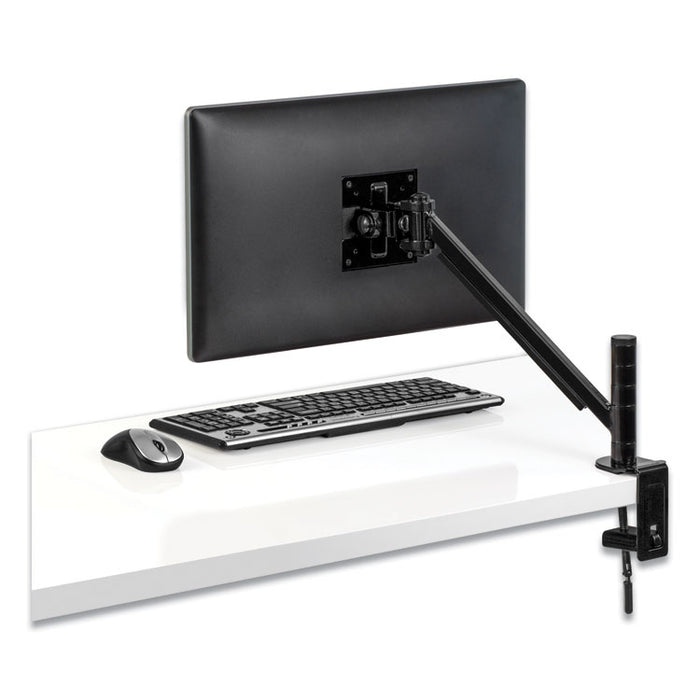Desk-Mount Arm for Flat Panel Monitor, 4.75w x 14.5d x 24h, Black