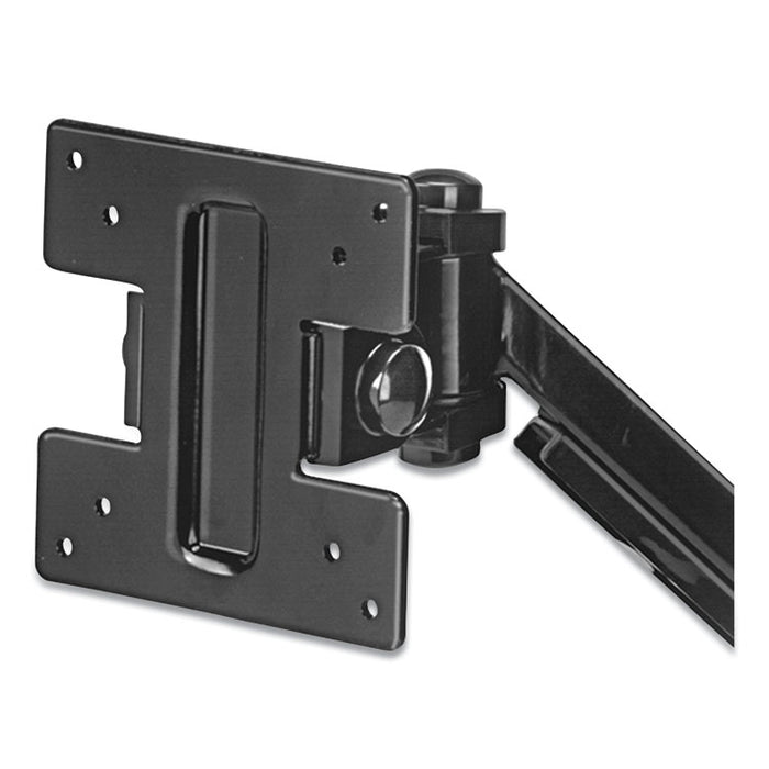 Desk-Mount Arm for Flat Panel Monitor, 4.75w x 14.5d x 24h, Black