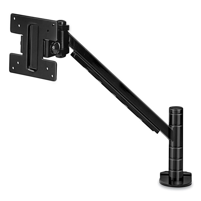 Desk-Mount Arm for Flat Panel Monitor, 4.75w x 14.5d x 24h, Black