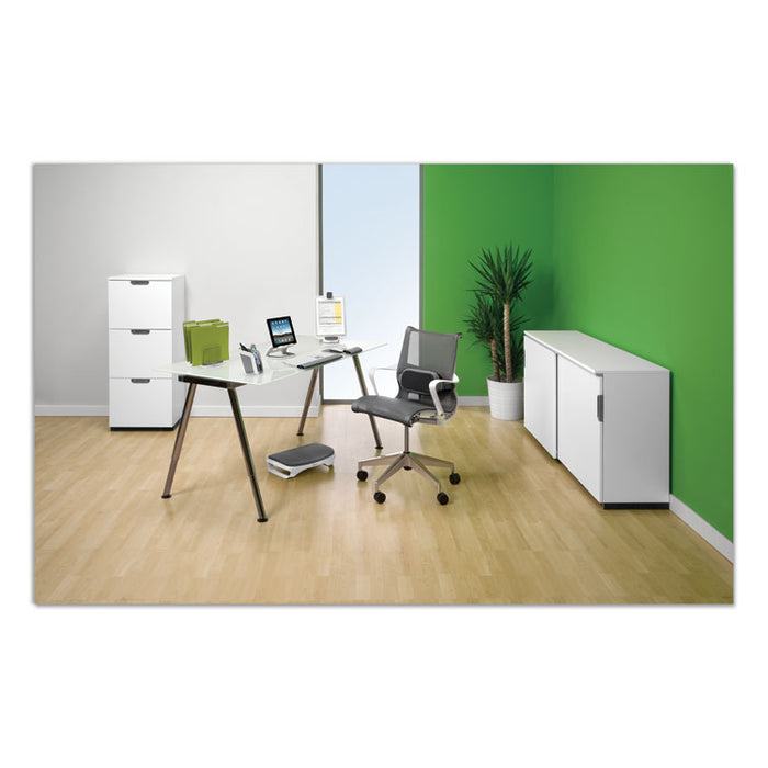 I-Spire Series Lumbar Cushion, 14 x 6 x 3, Gray