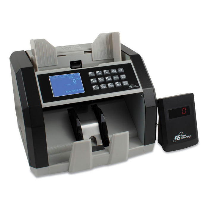Front Load Bill Counter w/ Value Counting/Counterfeit Detection, 1500 Bills/Min