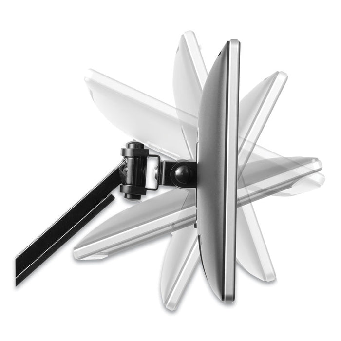 Desk-Mount Arm for Flat Panel Monitor, 4.75w x 14.5d x 24h, Black
