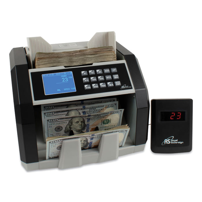 Front Load Bill Counter w/ Value Counting/Counterfeit Detection, 1500 Bills/Min