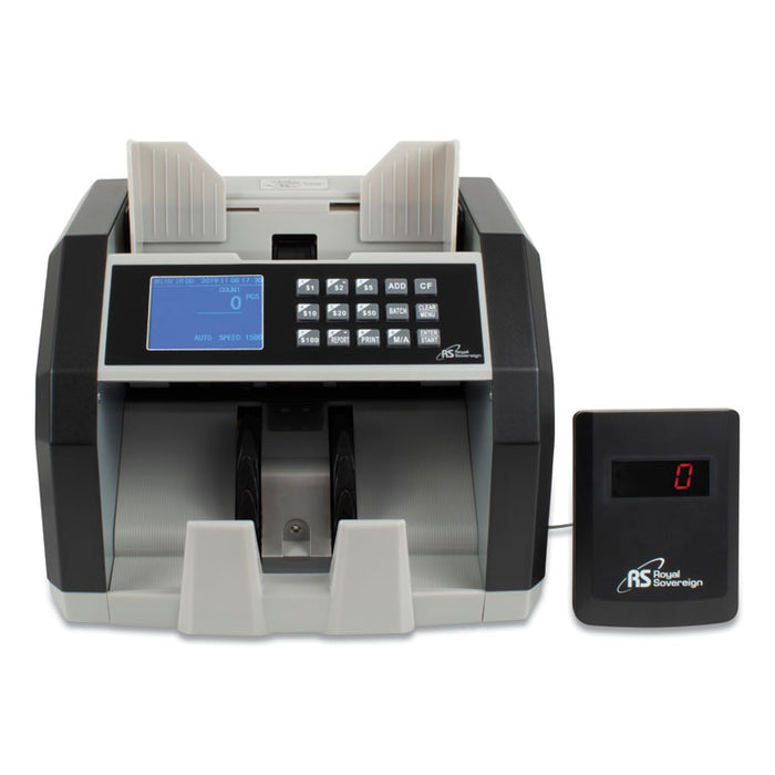 Front Load Bill Counter w/ Value Counting/Counterfeit Detection, 1500 Bills/Min